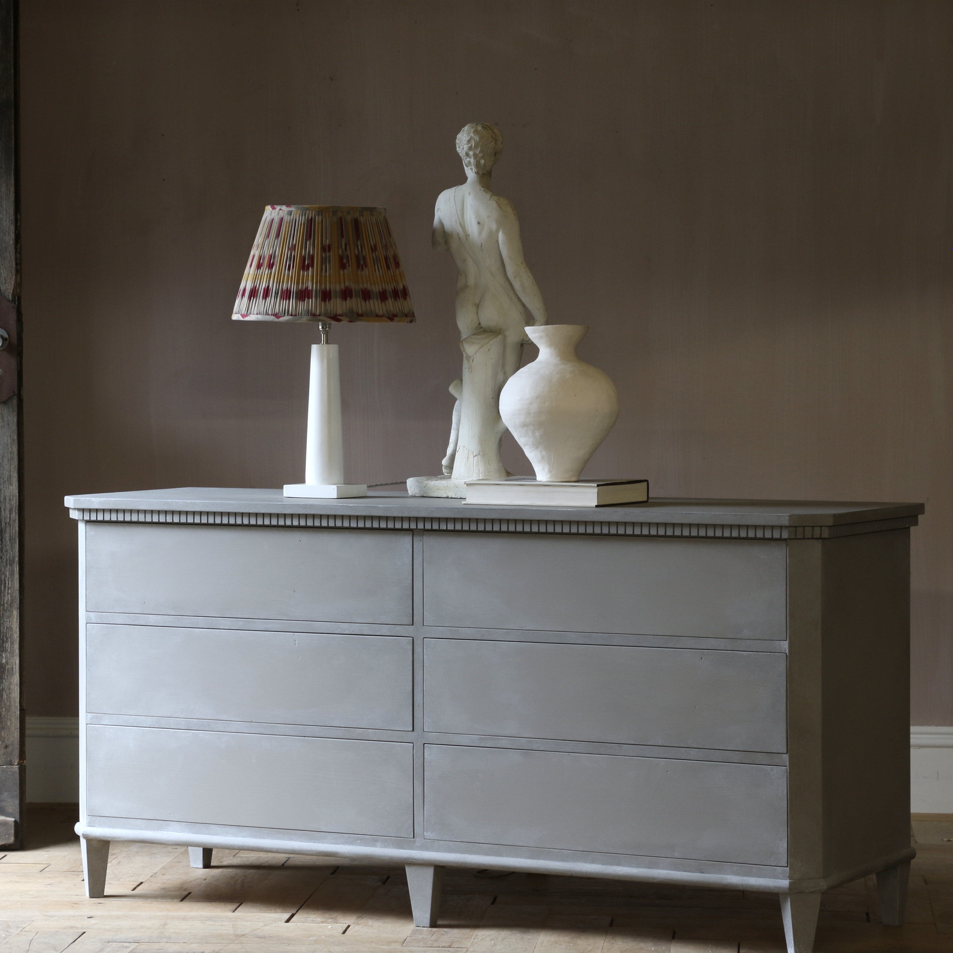 Swedish Six Drawer Commode